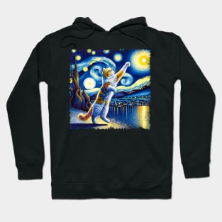 Whisker-tastic Starry Night Cat Tee Night Sky Splendor Hoodie